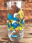 画像2: SMURF 1980'S HARDEES "I HATE ♥MUSIC" GLASS #1