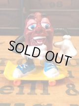 画像: CALIFORNIA RAISINS "SKATEBOAD" 1980'S PVC FIGURE 