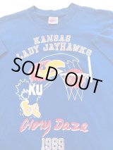 画像: NIKE "MADE IN USA" 198９'S "KANSAS JAY HAWKS TEAM T-SHIRTS