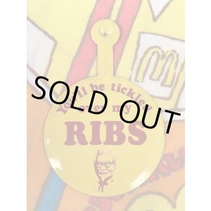 画像: KFC "MY RIBS!!" VINTAGE PINBACK BUTTON 