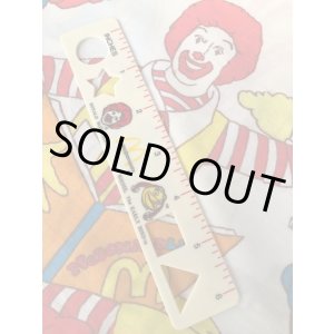 画像: McDonald's 1984'S "McDonald's LAND" INCH RULER