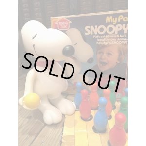 画像: SNOOPY "MY PAL" 1970'S BOWLING TOY