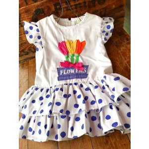 画像: BABY TOGS INC, "FLOWER" KIDS VINTAGE ONEPIECE 