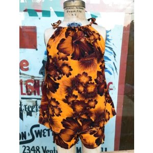 画像: HAWAIIAN  KIDS MUU MUU TOPS ＋ PANTS SET