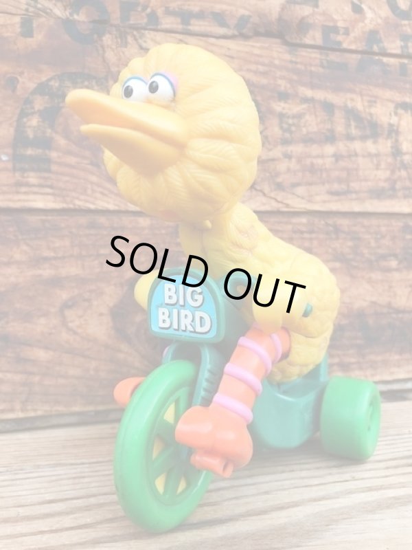 画像1: SESAME STREET "BIG BIRD" 1990'S ILLCO BIKE FIGURE