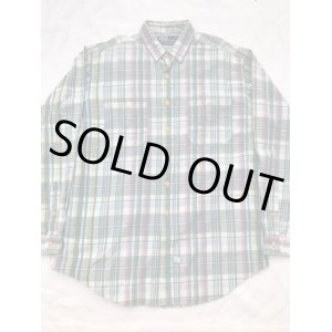 画像: POLO RALPH LAUREN  "MADE IN SINGAPORE" 1990'S  MADRAS SHIRTS