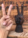 画像7: PEACE VINTAGE WOODEN SCULPTURE