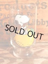 画像: SNOOPY 1970'S "LEMON" GLASS #1