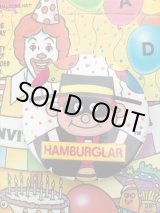 画像: McDONALD'S "HAMBURGLAR🍔WHITE" PIN BACK BUTTON 