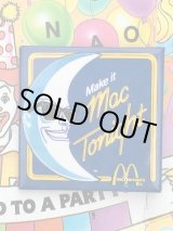 画像: McDONALD'S "MAC TONIGHT" PIN BACK BUTTON 