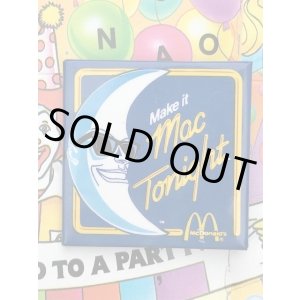 画像: McDONALD'S "MAC TONIGHT" PIN BACK BUTTON 