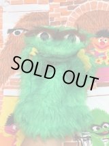 画像: SESAME STREET "OSCAR THE GROUCH" 1970'S HAND PUPPET DOLL