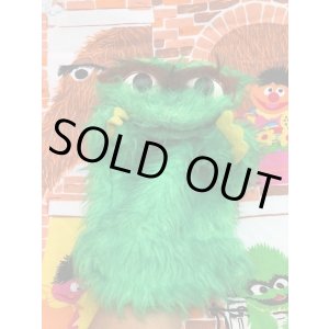 画像: SESAME STREET "OSCAR THE GROUCH" 1970'S HAND PUPPET DOLL