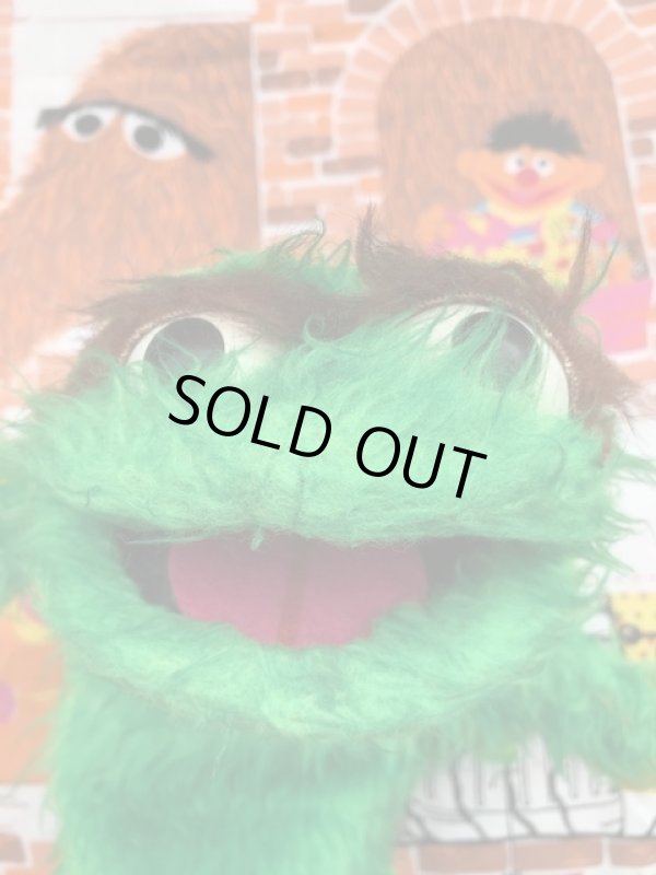 画像2: SESAME STREET "OSCAR THE GROUCH" 1970'S HAND PUPPET DOLL