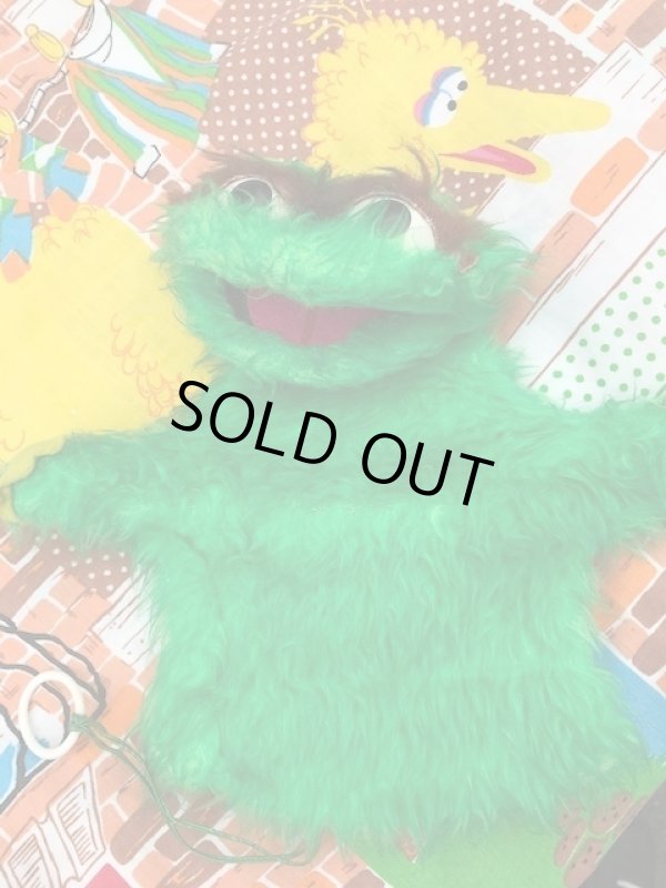 画像7: SESAME STREET "OSCAR THE GROUCH" 1970'S HAND PUPPET DOLL