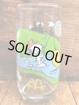 画像: SNOOPY 1980'S "CANOE" CAMP SNOOPY COLLECTION GLASS #1