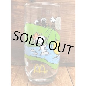 画像: SNOOPY 1980'S "CANOE" CAMP SNOOPY COLLECTION GLASS #1