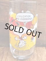 画像: SNOOPY 1980'S "CIVILIZATION IS OVERRATED" CAMP SNOOPY COLLECTION GLASS 