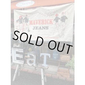 画像: MARVERICK VINTAGE STORE DISPLAY BANNER