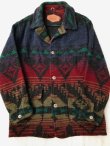 画像1: WOOLRICH 90'S NATIVE PATTERN BLANKET JACKET