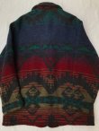 画像2: WOOLRICH 90'S NATIVE PATTERN BLANKET JACKET