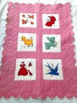 画像1: ANTIQUE BABY QUILT BLANKET