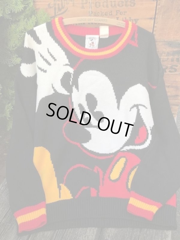 画像1: MICKEY MOUSE VINTAGE SWEATER