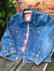 画像1: LEVI'S "MADE IN USA" 70505 FLANNEL LINERED DENIM JACKET