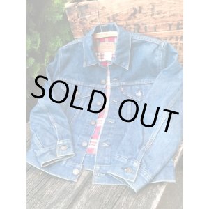 画像: LEVI'S "MADE IN USA" 70505 FLANNEL LINERED DENIM JACKET