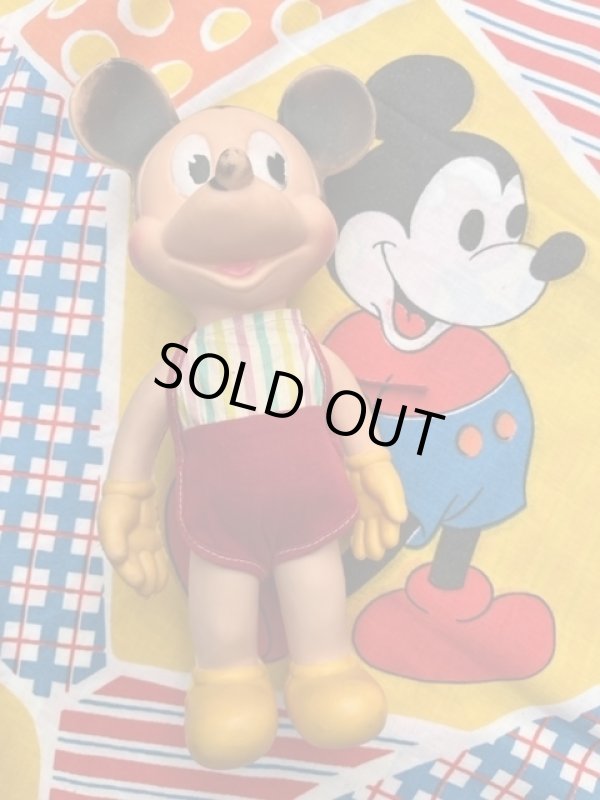 画像1: MICKEY MOUSE 1950'S SUN RUBBER CO. DOLL