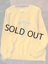 画像: NAVAJO "MADE IN USA" 1980'S YELLOW SWEAT SHIRTS 