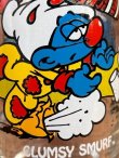 画像4: SMURF 1980'S HARDEES "CLUMSY SMURF" GLASS #1