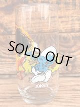 画像: SMURF 1980'S HARDEES "JOKEY SMURF" GLASS 