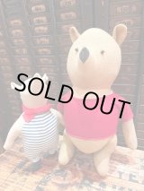 画像: WINNIE THE POOH & PIGLET 1940'S AGNES BRUSH DOLL