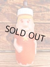 画像: THE FLINTSTONES "BARNEY" 1970'S BABY BOTTLE FIGURE 