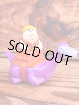 画像: THE FLINTSTONES "BARNEY" 1990'S DENNY'S PULL BACK CAR TOY