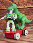 画像2: TOY STORY "BUZZ & REX" PULL BACK SKATEBOARD TOY