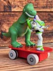 画像4: TOY STORY "BUZZ & REX" PULL BACK SKATEBOARD TOY