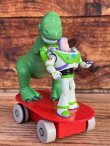 画像1: TOY STORY "BUZZ & REX" PULL BACK SKATEBOARD TOY