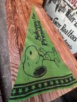 画像1: PEANUTS VINTAGE "LIVE! DANCE! LIVE!!" FELT BANNER