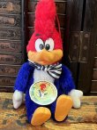画像2: WOODY WOODPECKER 1980'S RUBBER FACE PLUSH DOLL