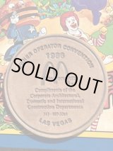 画像: McDonald's "OWNER CONVENTION IN LAS VEGAS" 1986'S LEATHER COASTER #1