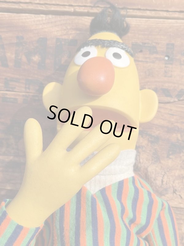画像1: SESAME STREET "BERT" 1970'S HAND PUPPET DOLL