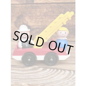 画像: FISHER PRICE VINTAGE FIRE TRUCK ＋TOTS SET