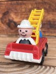 画像2: FISHER PRICE VINTAGE FIRE TRUCK ＋TOTS SET