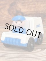 画像: FISHER PRICE VINTAGE "MAIL DELIVERY CAR ＋TOTS SET