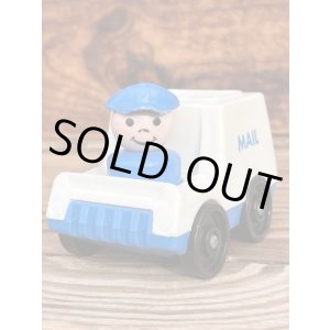 画像: FISHER PRICE VINTAGE "MAIL DELIVERY CAR ＋TOTS SET