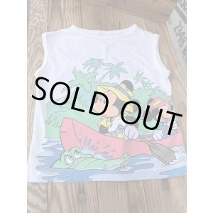 画像: DISNEY "ALL OVER PRINTED" KIDS VINTAGE SLEEVELESS