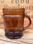 画像1: FIRE KING 1960~70'S AMBER BARREL MUG #1