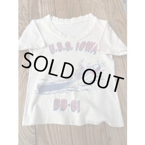 画像: U.S.NAVY ⚓️ U.S.S.IOWA "BB-61" KIDS 1950'S T-SHIRTS